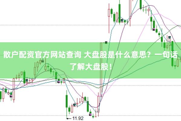散户配资官方网站查询 大盘股是什么意思？一句话了解大盘股！